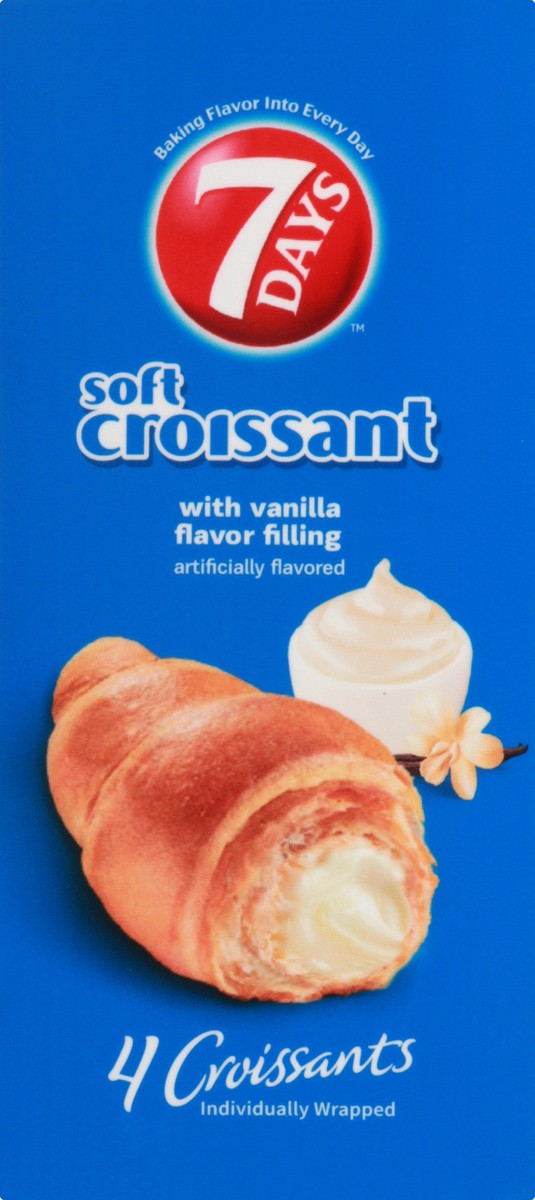 slide 4 of 9, 7DAYS With Vanilla Flavor FIlling Croissant 4 oz, 2.12 oz