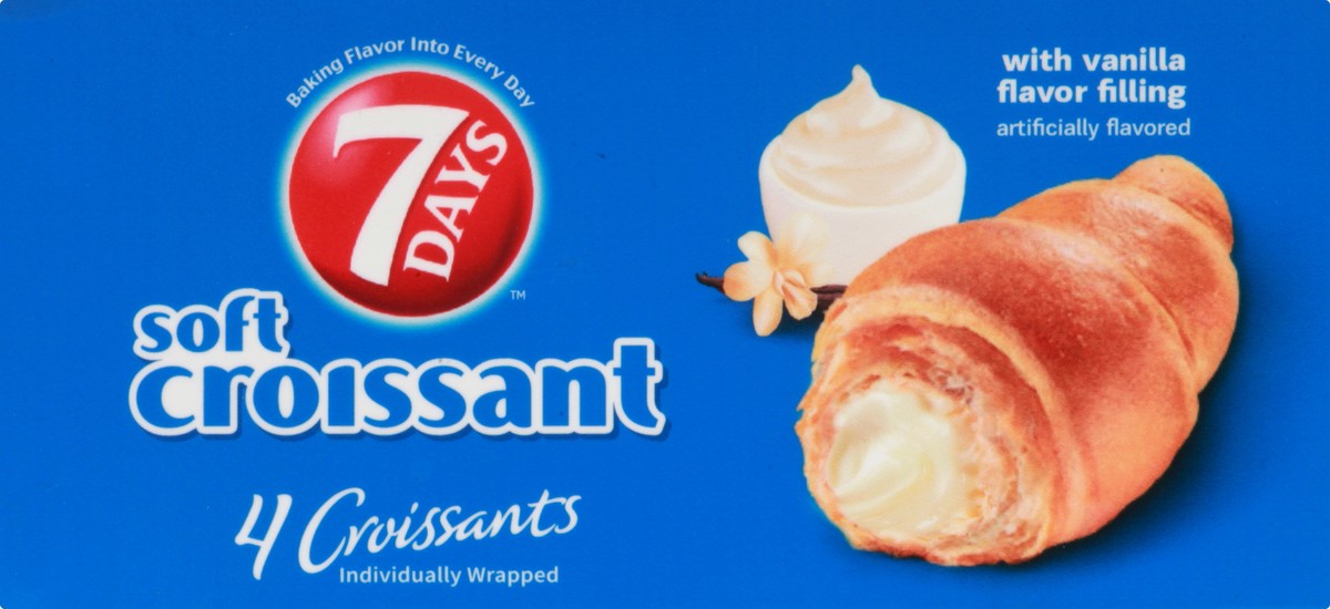 slide 7 of 9, 7DAYS With Vanilla Flavor FIlling Croissant 4 oz, 2.12 oz