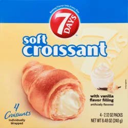 7DAYS With Vanilla Flavor FIlling Croissant 4 oz