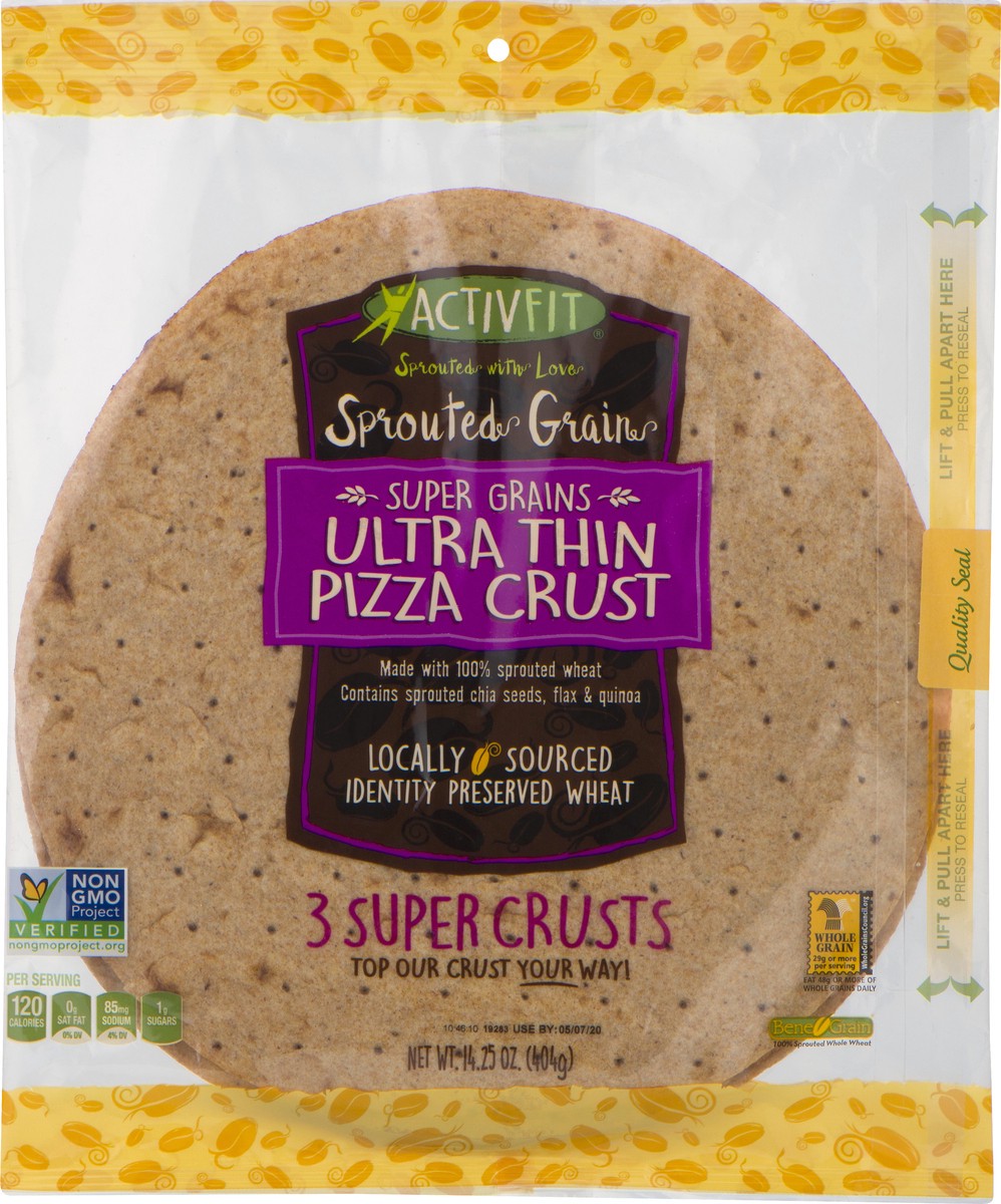 slide 6 of 9, Activfit Pizza Crust 14.25 oz, 14.25 oz