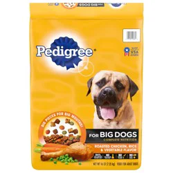 Pedigree Large Breed Dry Dog Food, Roasted Chicken, Rice and Vegetable Flavor, 16 lb. Bag