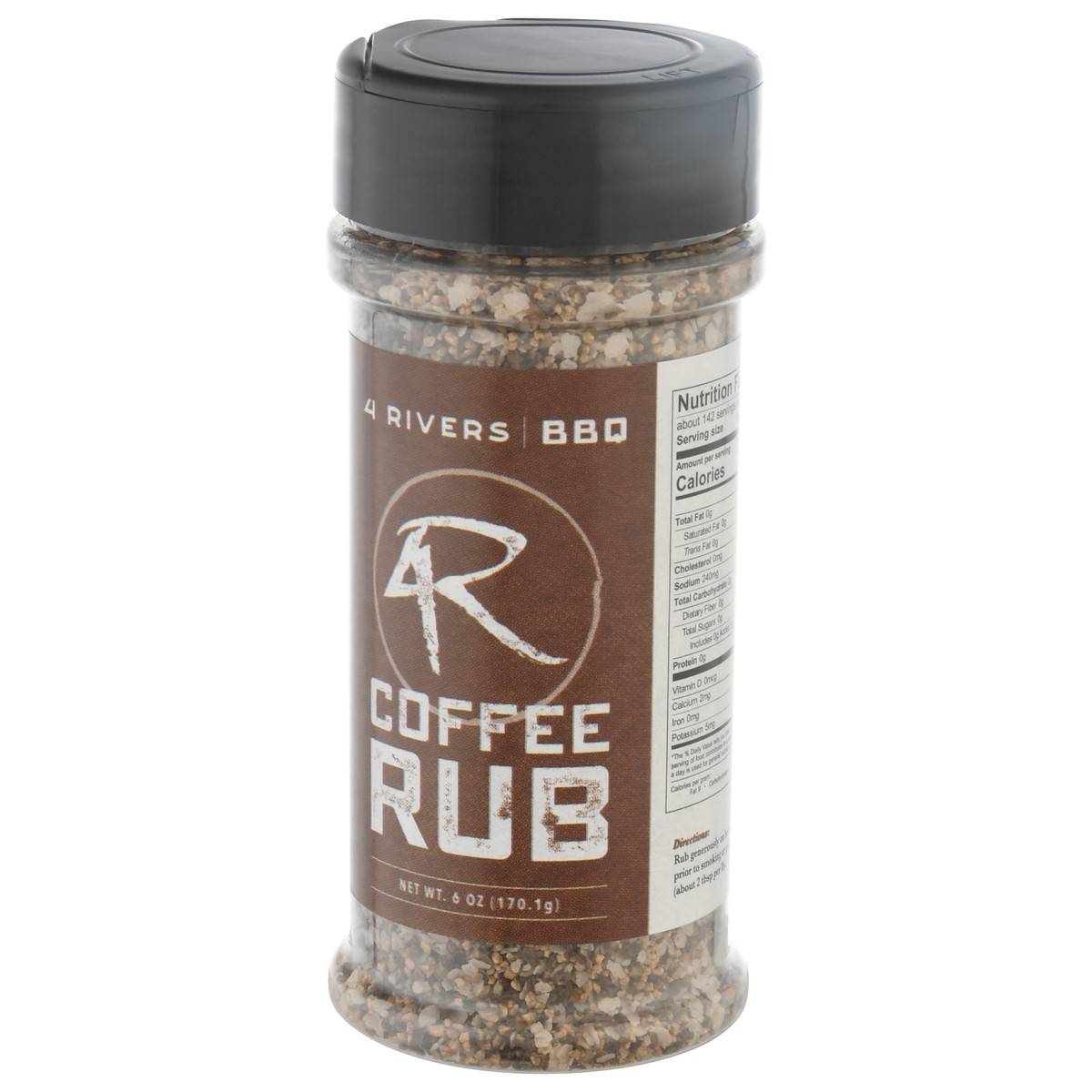 slide 11 of 12, 4 Rivers BBQ Coffee Rub 6 oz, 6 oz