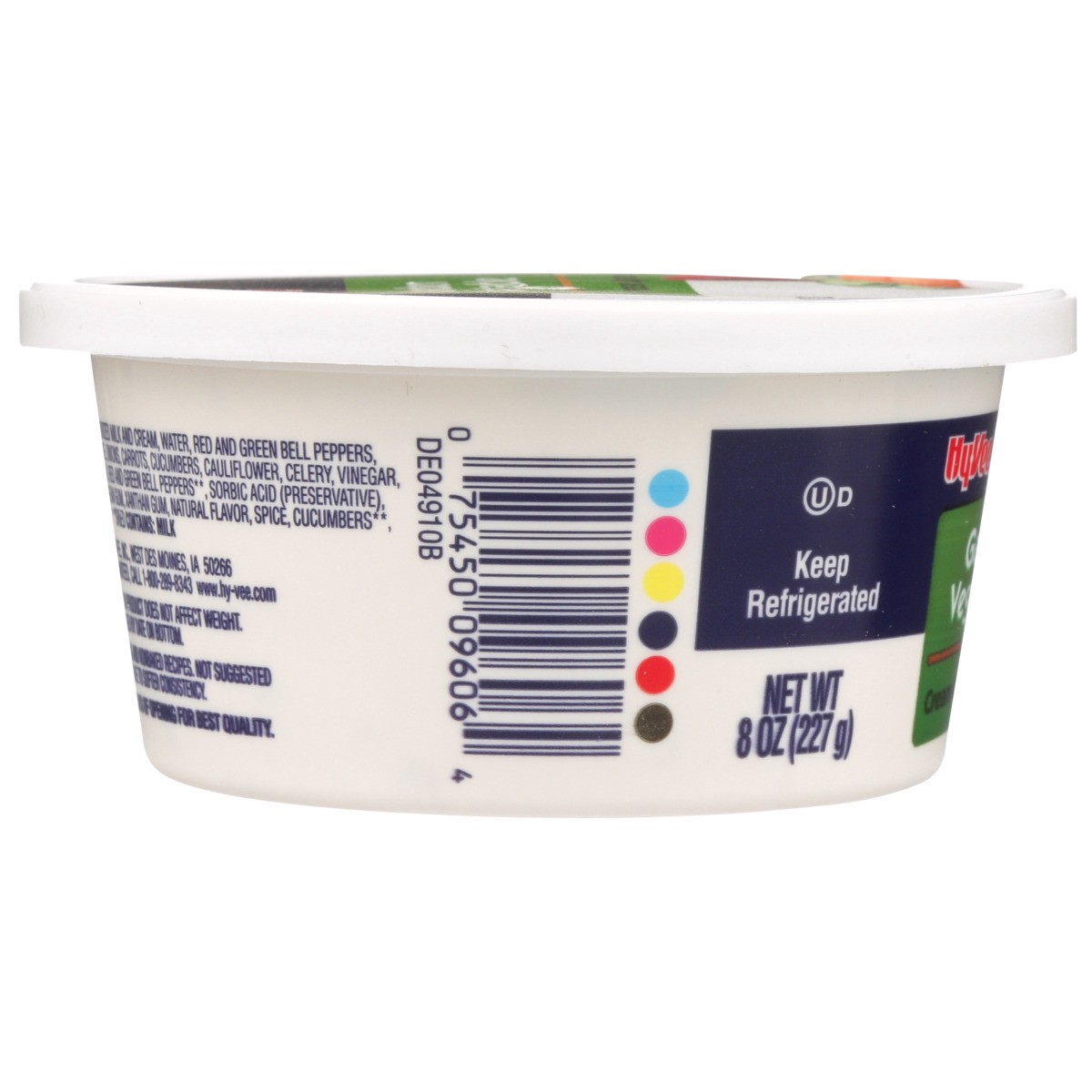 slide 6 of 8, Hy-vee Garden Vegetable Cream Cheese Spread, 8 oz