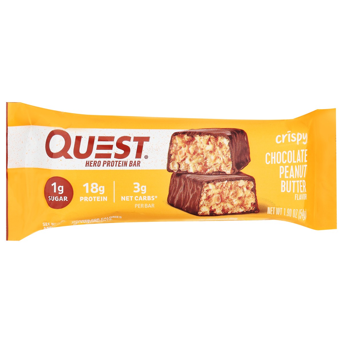 slide 2 of 9, Quest Protein Hero Bar, Chocolate Peanut Butter, 1.9 oz