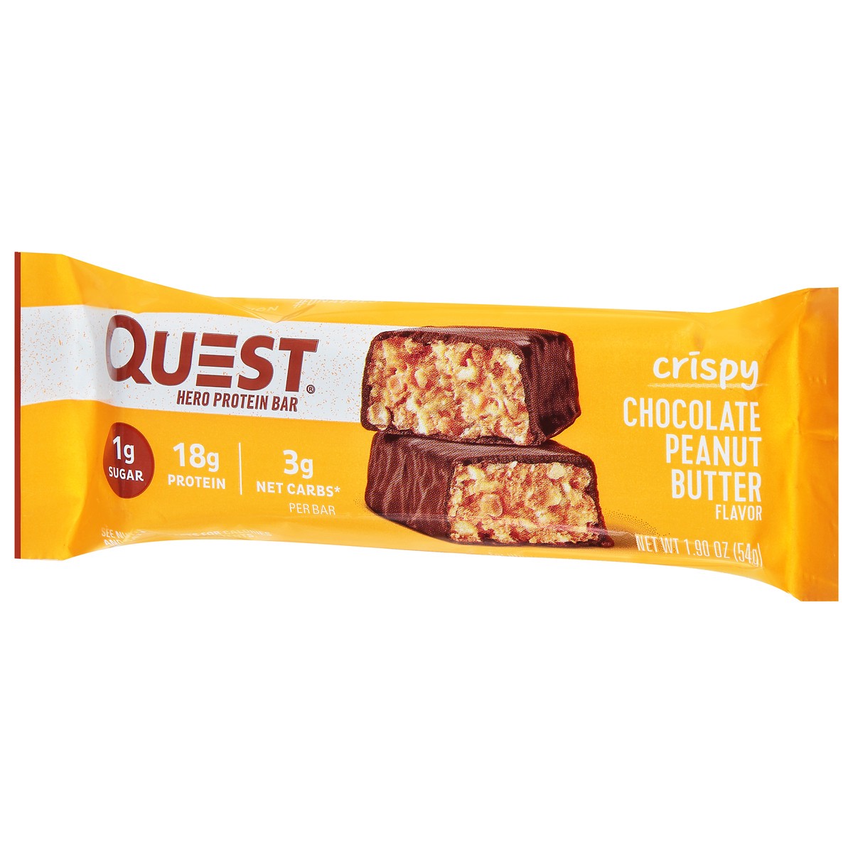 slide 3 of 9, Quest Protein Hero Bar, Chocolate Peanut Butter, 1.9 oz