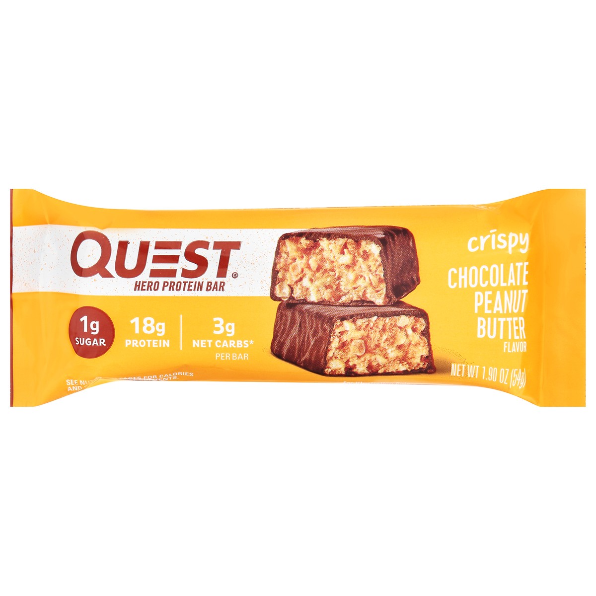 slide 1 of 9, Quest Protein Hero Bar, Chocolate Peanut Butter, 1.9 oz