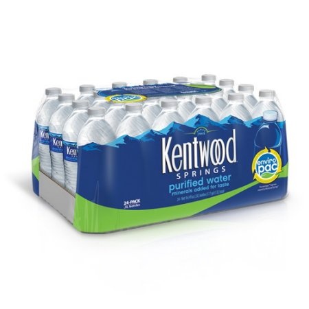 slide 1 of 1, Kentwood Water - 24 ct; 1/2 liter, 24 ct; 1/2 liter