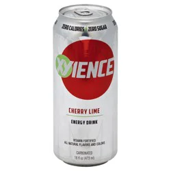 XYIENCE Cherry Lime Energy Drink, 16 fl oz can