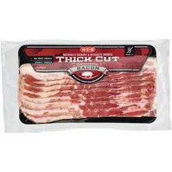 H-E-B Premium Thick Cut Mesquite and Hickory Smoked Bacon