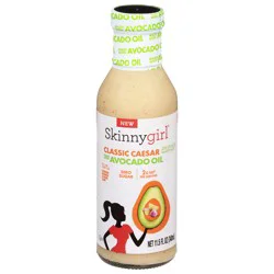 Skinnygirl Avocado Oil Classic Caesar Dressing and Marinade, Gluten Free Salad Dressing, 11.5 Fl Oz