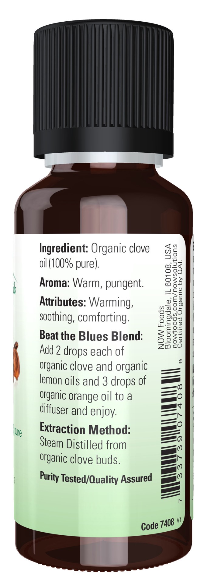 slide 2 of 4, NOW Clove Oil, Organic - 1 fl. oz., 1 fl oz