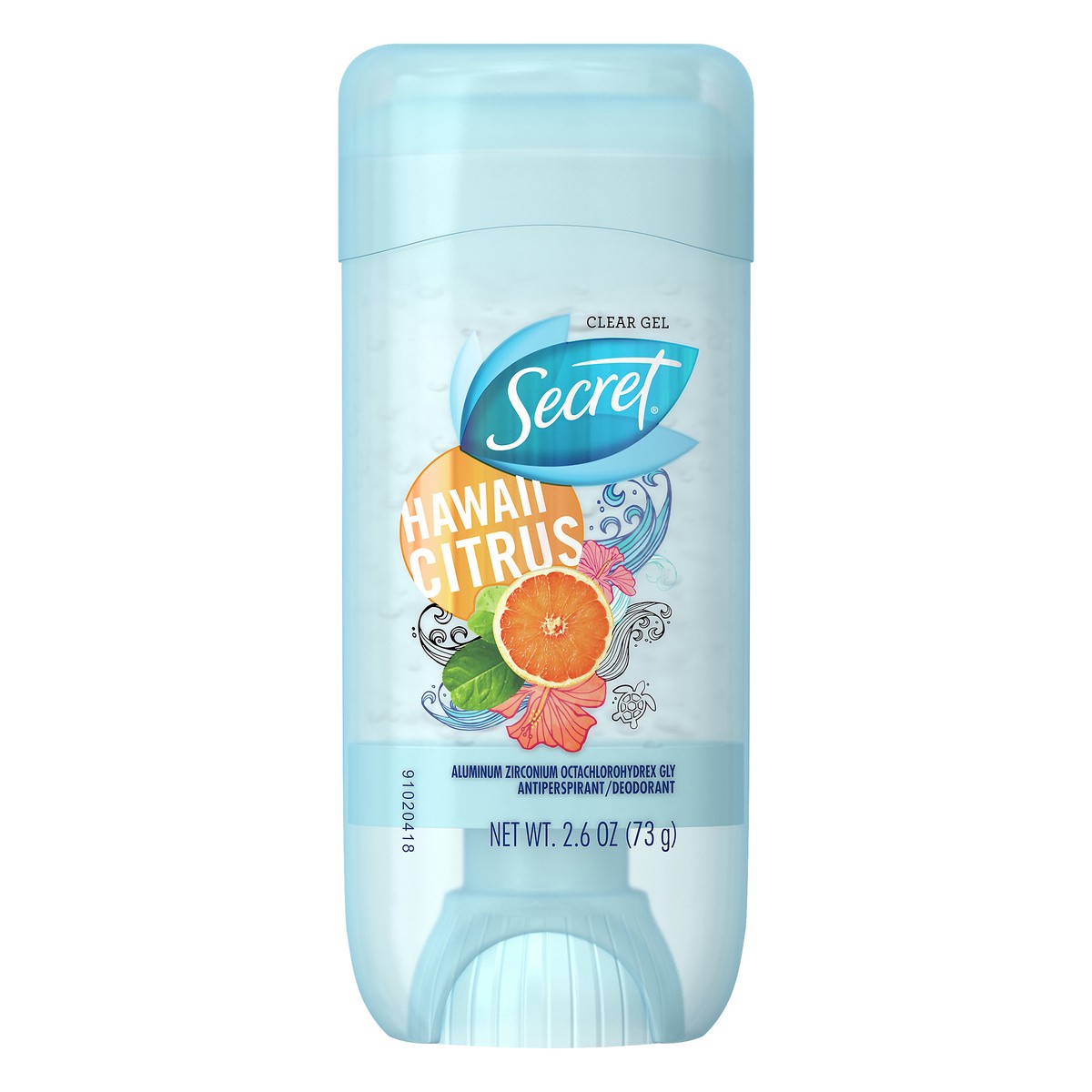 slide 6 of 7, Secret Clear Gel Hawaii Citrus Antiperspirant/Deodorant 2.6 oz, 2.6 oz