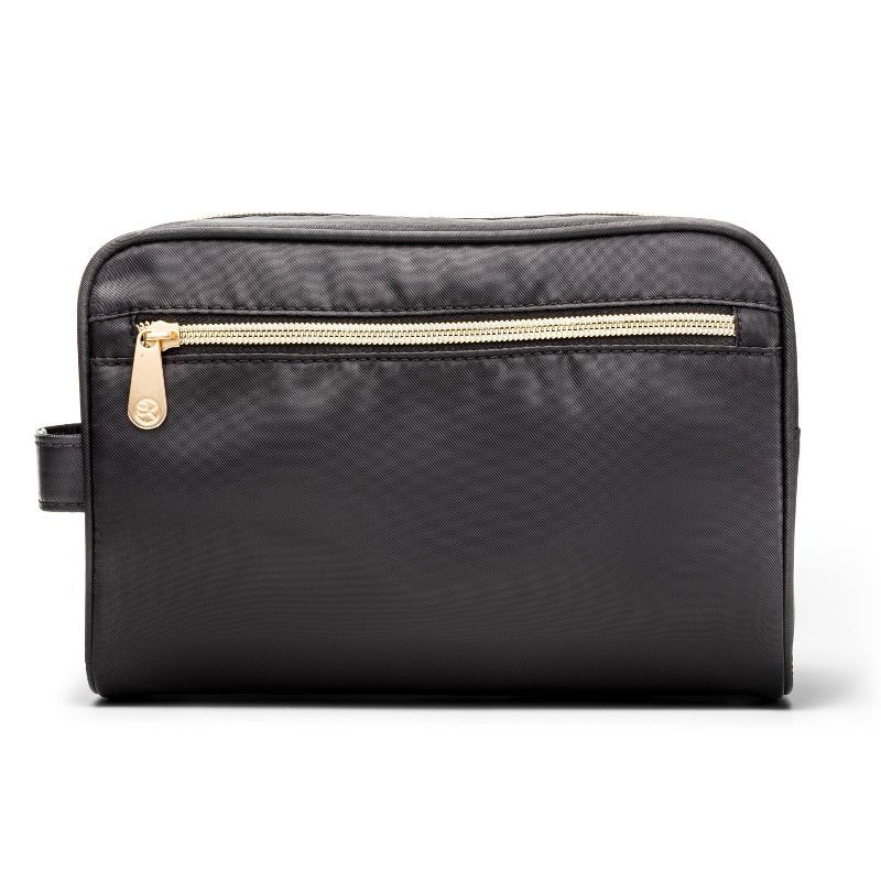 slide 1 of 3, Sonia Kashuk™ Classic Travel Makeup Bag - Black, 1 ct