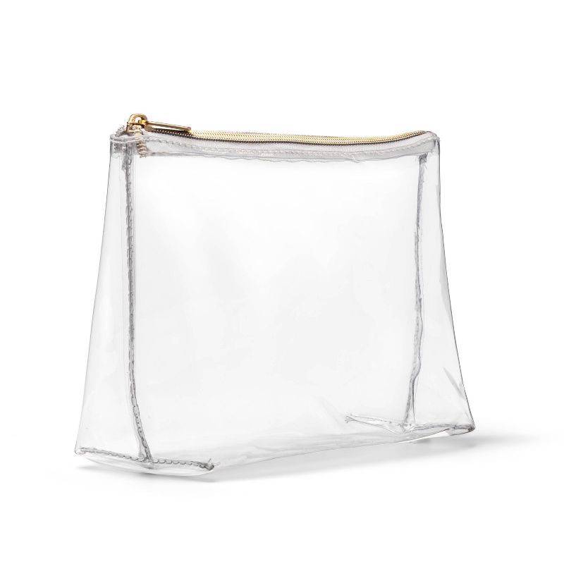 slide 2 of 3, Sonia Kashuk™ Square Clutch Makeup Bag - Clear, 1 ct