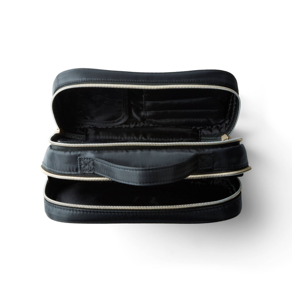 slide 3 of 4, Sonia Kashuk Organizer Make Up Bag - Black, 1 ct