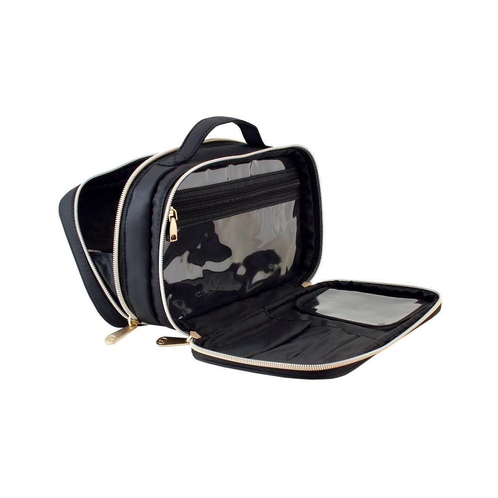 slide 4 of 4, Sonia Kashuk Organizer Make Up Bag - Black, 1 ct