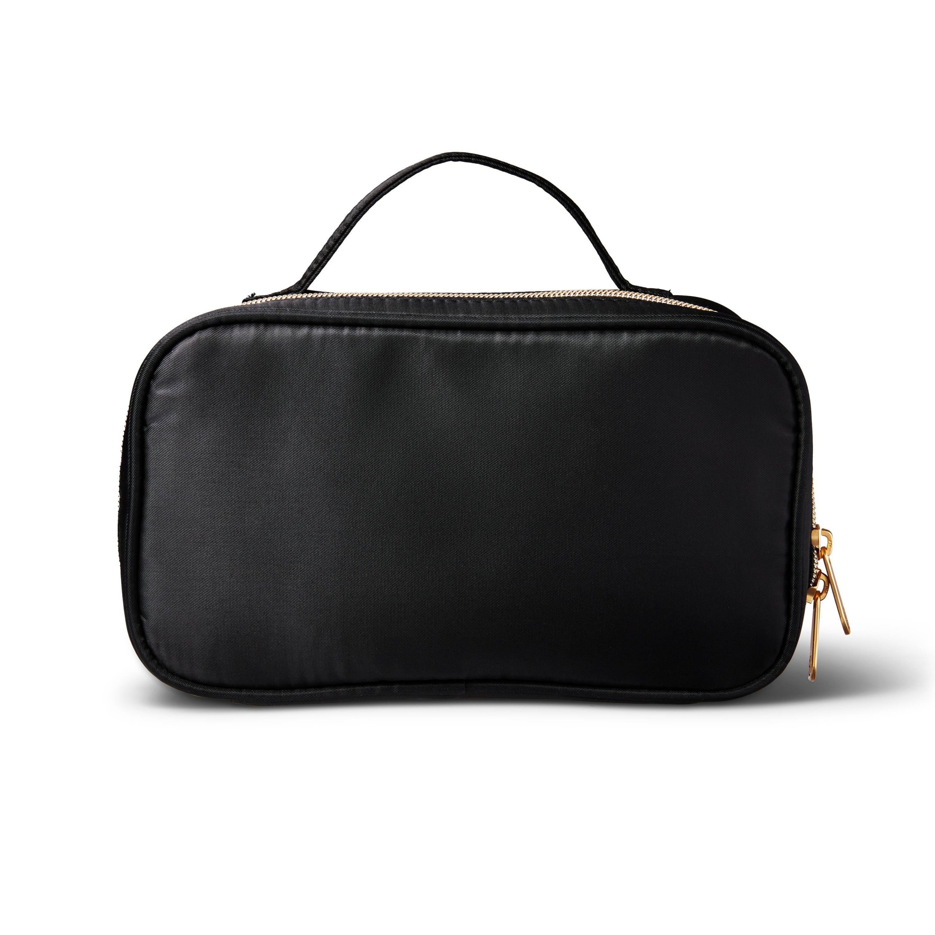 slide 1 of 4, Sonia Kashuk Organizer Make Up Bag - Black, 1 ct