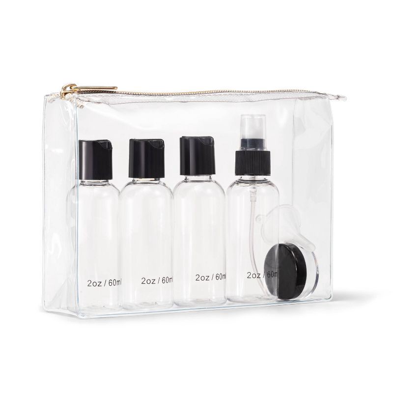 slide 2 of 3, Sonia Kashuk™ TSA Travel Makeup Bag Kit - Clear, 1 ct