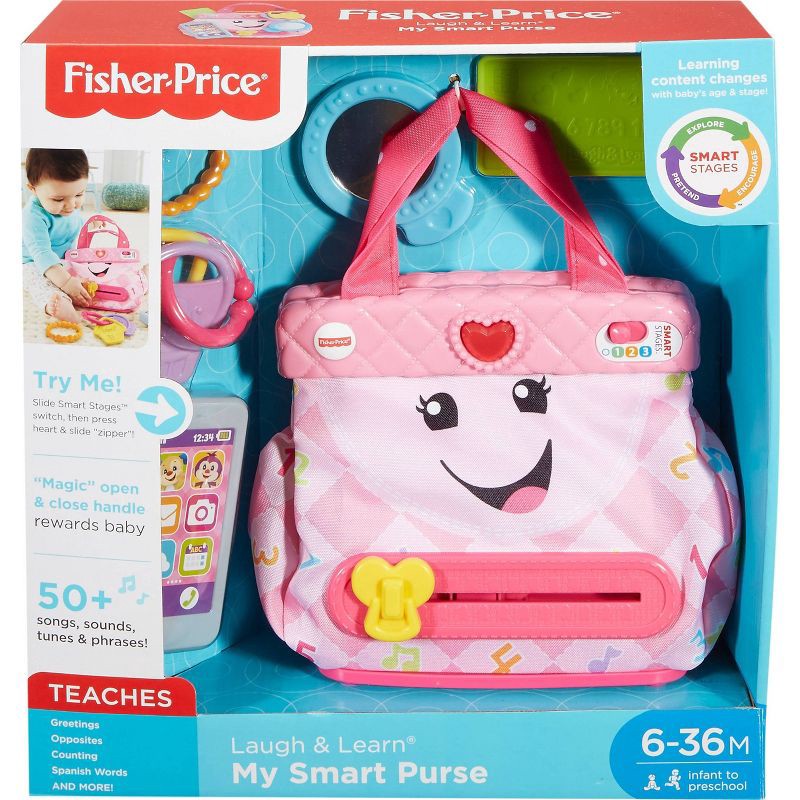 slide 6 of 6, Laugh & Learn Fisher-Price Laugh and Learn My Smart Purse, 1 ct