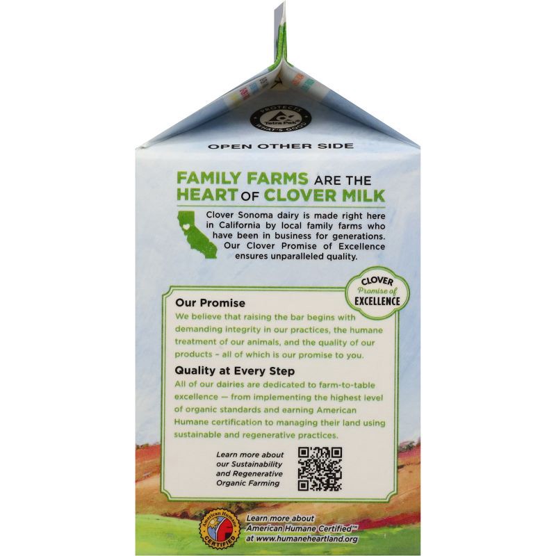 slide 4 of 7, Clover Sonoma Organic Half & Half - 1pt, 1 pint