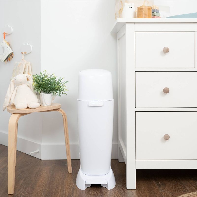 slide 5 of 11, Diaper Genie Complete Pail - White, 1 ct