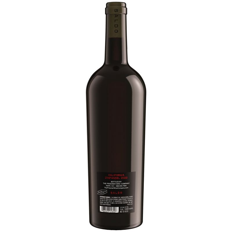 slide 2 of 10, The Prisoner Wine Company The Prisoner Saldo Zinfandel Red Wine - 750ml Bottle, 750 ml