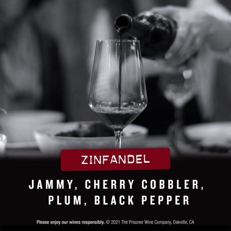 slide 3 of 10, The Prisoner Wine Company The Prisoner Saldo Zinfandel Red Wine - 750ml Bottle, 750 ml