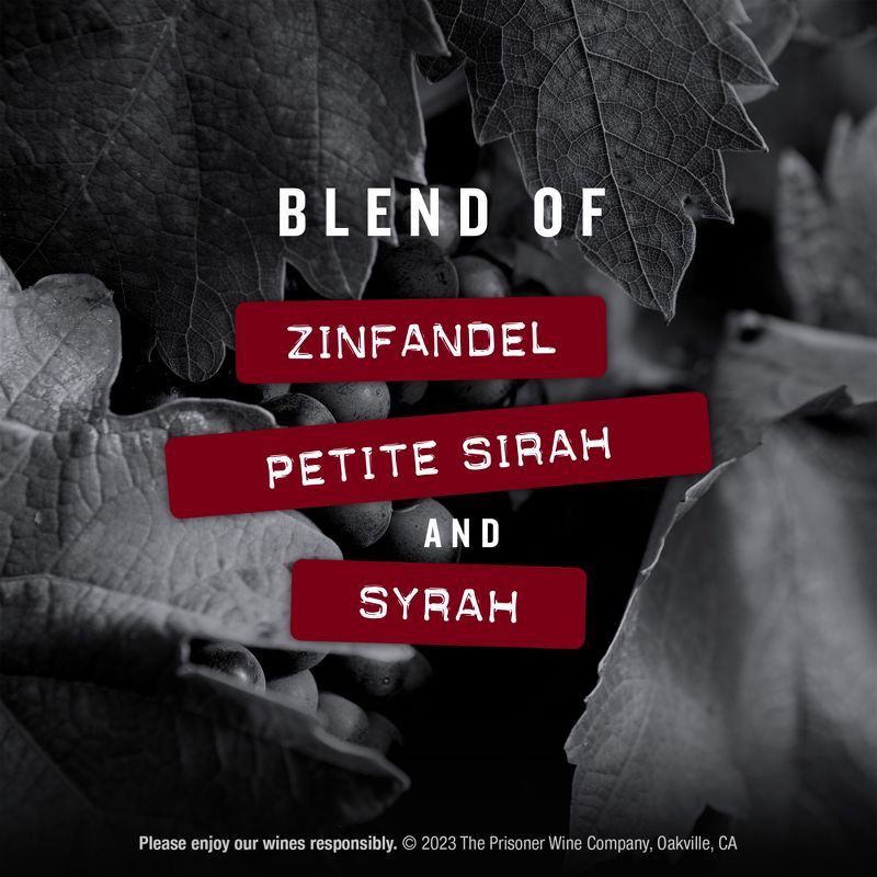 slide 5 of 10, The Prisoner Wine Company The Prisoner Saldo Zinfandel Red Wine - 750ml Bottle, 750 ml