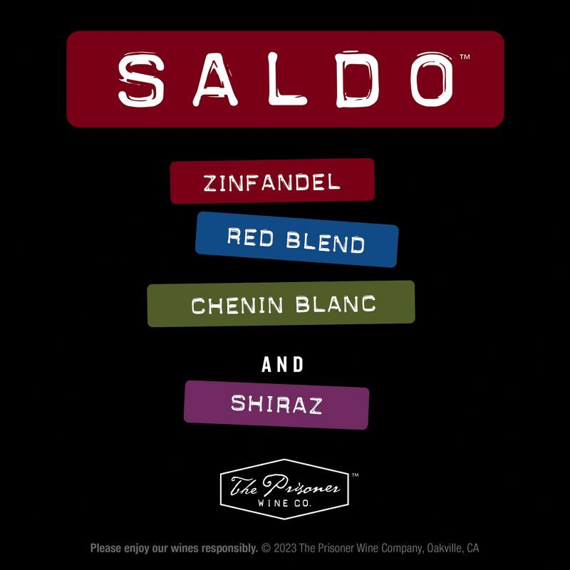 slide 6 of 10, The Prisoner Wine Company The Prisoner Saldo Zinfandel Red Wine - 750ml Bottle, 750 ml