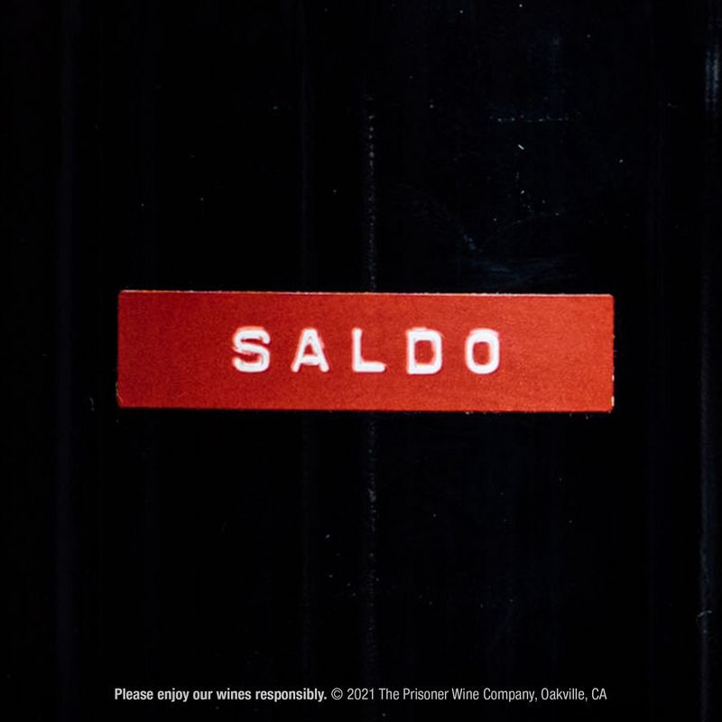 slide 8 of 10, The Prisoner Wine Company The Prisoner Saldo Zinfandel Red Wine - 750ml Bottle, 750 ml