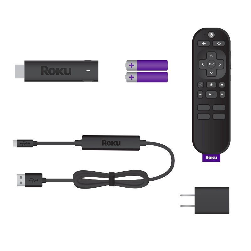 slide 5 of 7, Roku Streaming Stick 4K Streaming Device 4K/HDR/Dolby Vision with Voice Remote with TV Controls, 1 ct