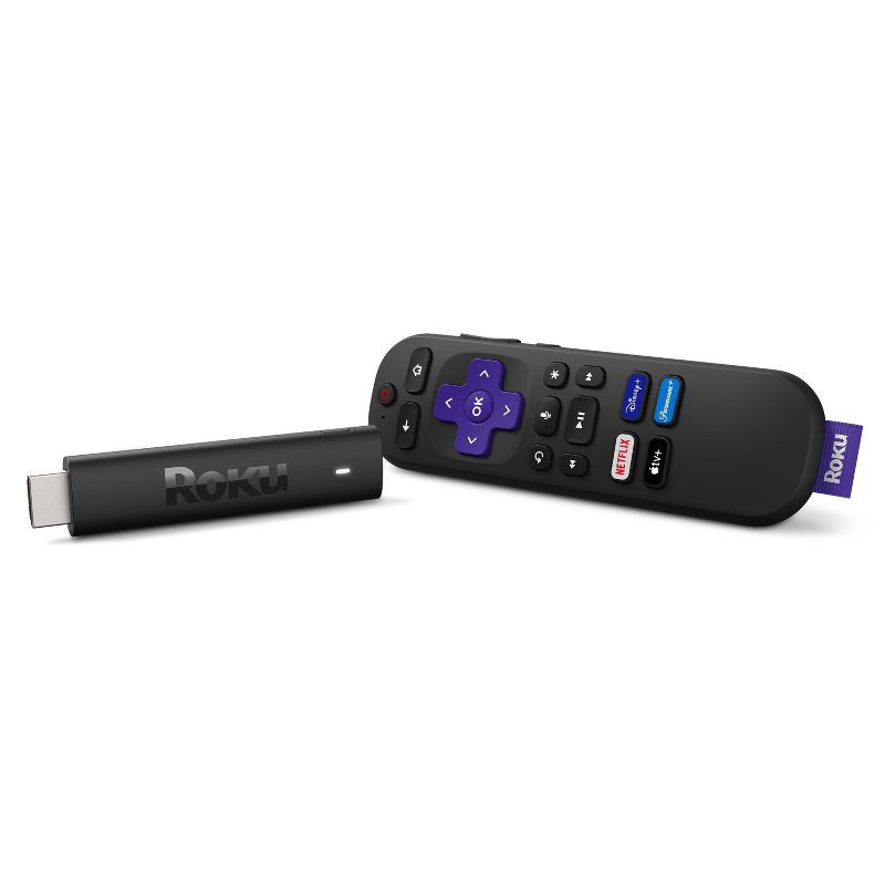 slide 1 of 7, Roku Streaming Stick 4K Streaming Device 4K/HDR/Dolby Vision with Voice Remote with TV Controls, 1 ct