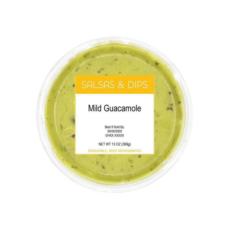 slide 1 of 5, Mild Guacamole - 13oz, 13 oz