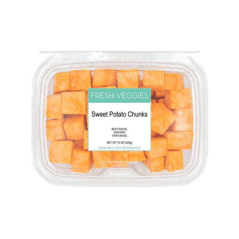 slide 1 of 5, Sweet Potato Chunks - 15oz, 15 oz