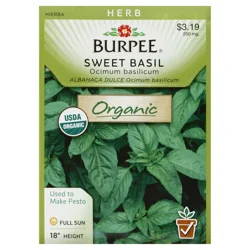 Burpee Organic Herb Sweet Basil