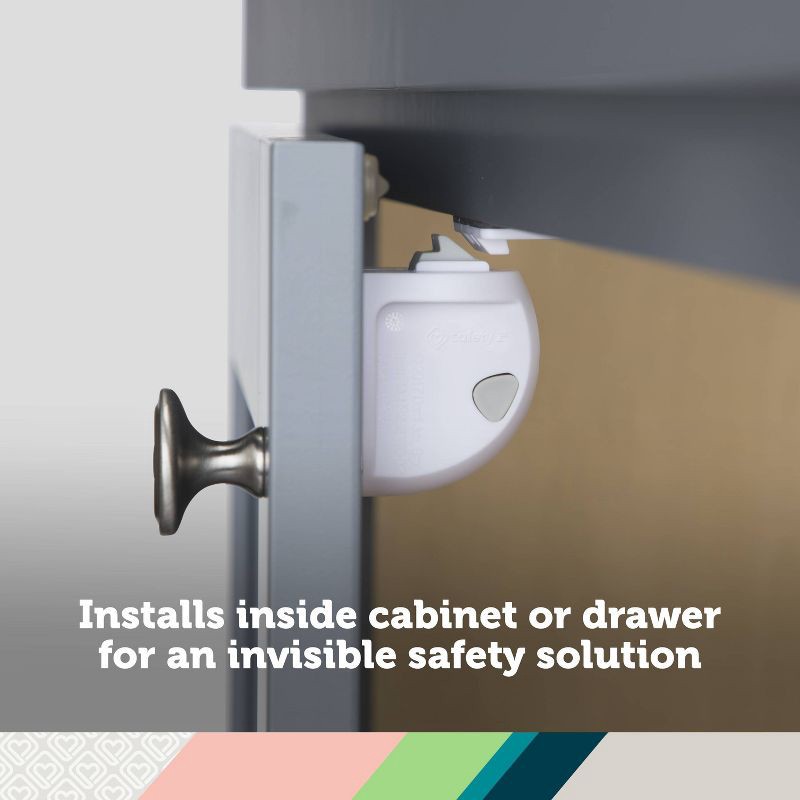 slide 7 of 13, Safety 1st Adhesive Magnetic Lock - 4L/1K, 4 liter