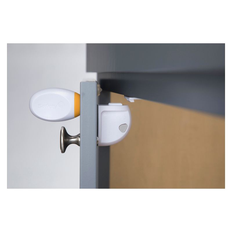 slide 4 of 13, Safety 1st Adhesive Magnetic Lock - 4L/1K, 4 liter