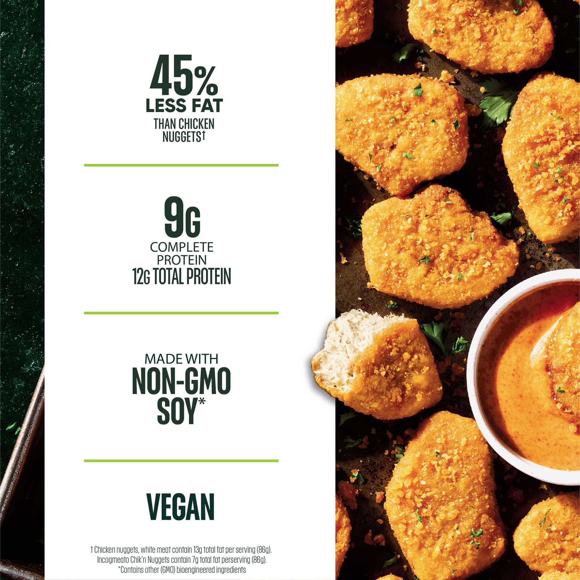 slide 5 of 5, MorningStar Farms Incogmeato Original Meatless Chicken Nuggets, 13.5 oz