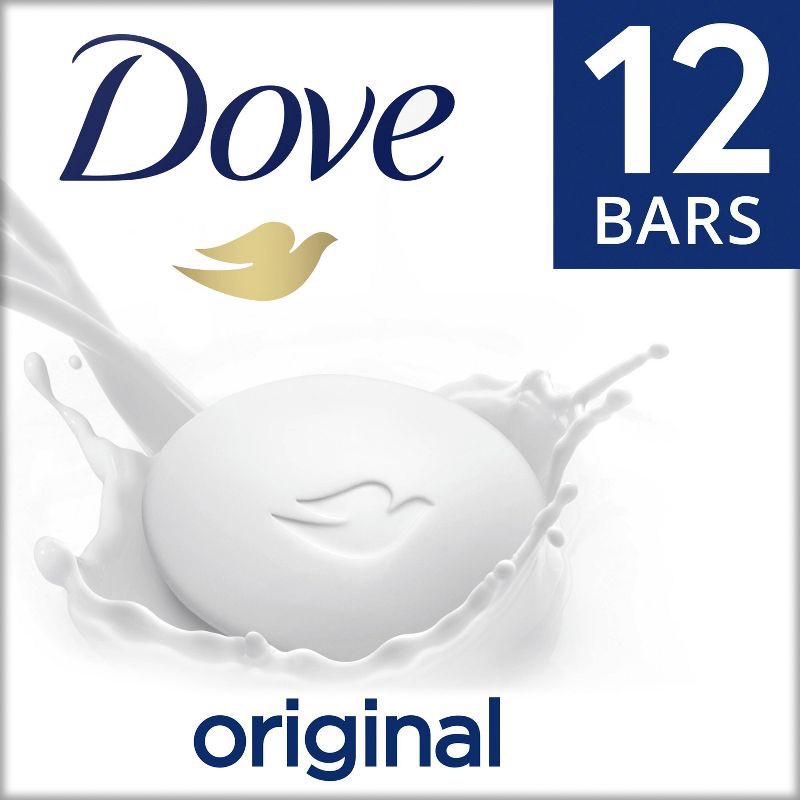 slide 1 of 9, Dove Beauty White Moisturizing Beauty Bar Soap - 12pk - 3.75oz each, 12 ct, 3.75 oz
