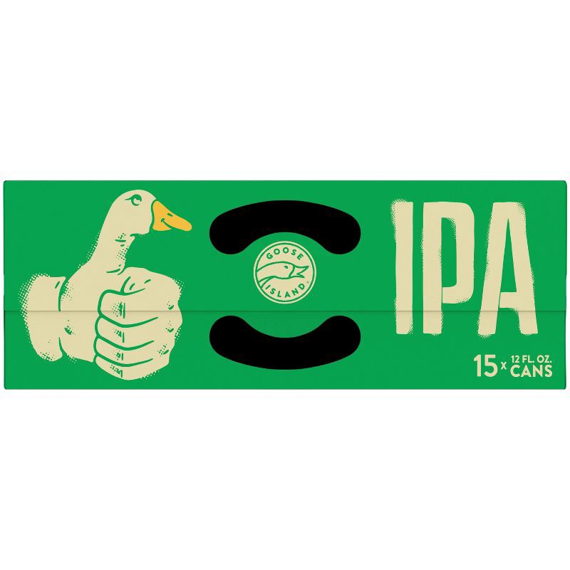 slide 6 of 10, Goose Island Beer Co. Goose Island IPA Beer - 15pk/12 fl oz Cans, 15 ct; 12 fl oz