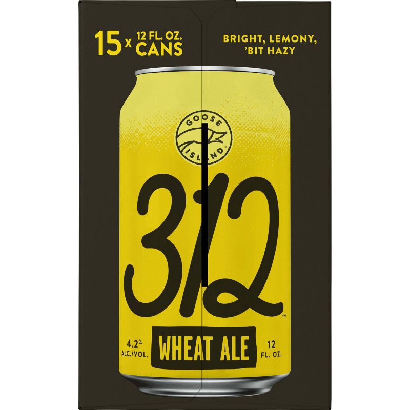 slide 2 of 9, Goose Island Beer Co. Goose Island 312 Urban Wheat Ale Beer - 15pk/12 fl oz Cans, 15 ct; 12 fl oz