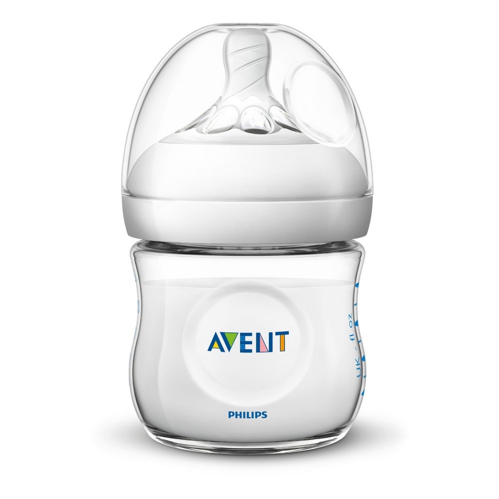 slide 2 of 10, Philips Avent Natural Baby Bottle - Clear, 4 oz