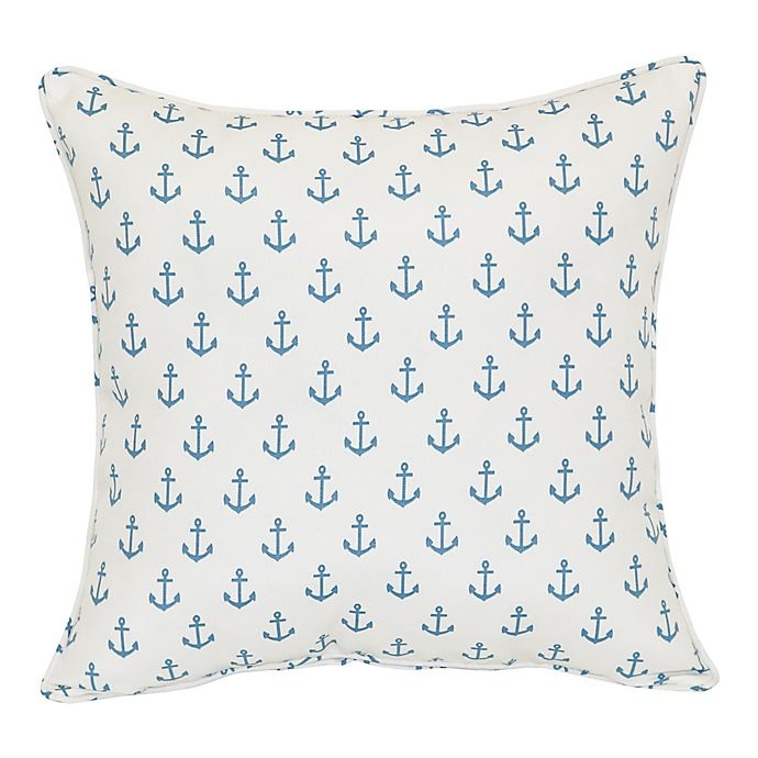 slide 1 of 3, Destination Summer Mini Anchor Square Indoor/Outdoor Throw Pillow - Ivory, 1 ct