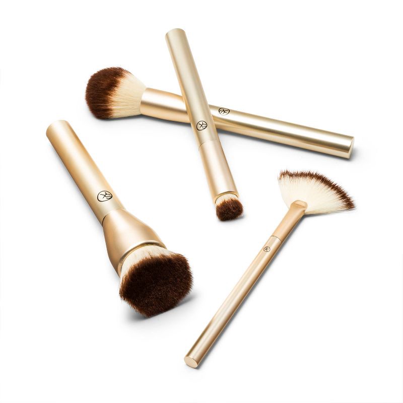 slide 4 of 4, Sonia Kashuk™ Essential Collection Complete Face Makeup Brush Set - 4pc, 4 ct