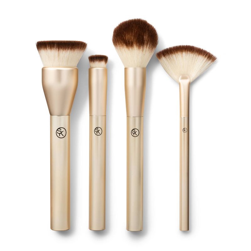 slide 1 of 4, Sonia Kashuk™ Essential Collection Complete Face Makeup Brush Set - 4pc, 4 ct