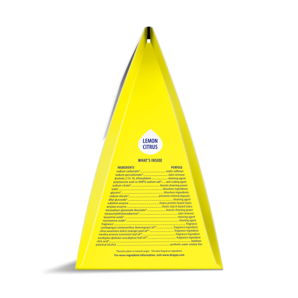 slide 23 of 25, Dropps Ultra Plus Dshwshr Pods Lemon Citrus 40Ct, 40 ct