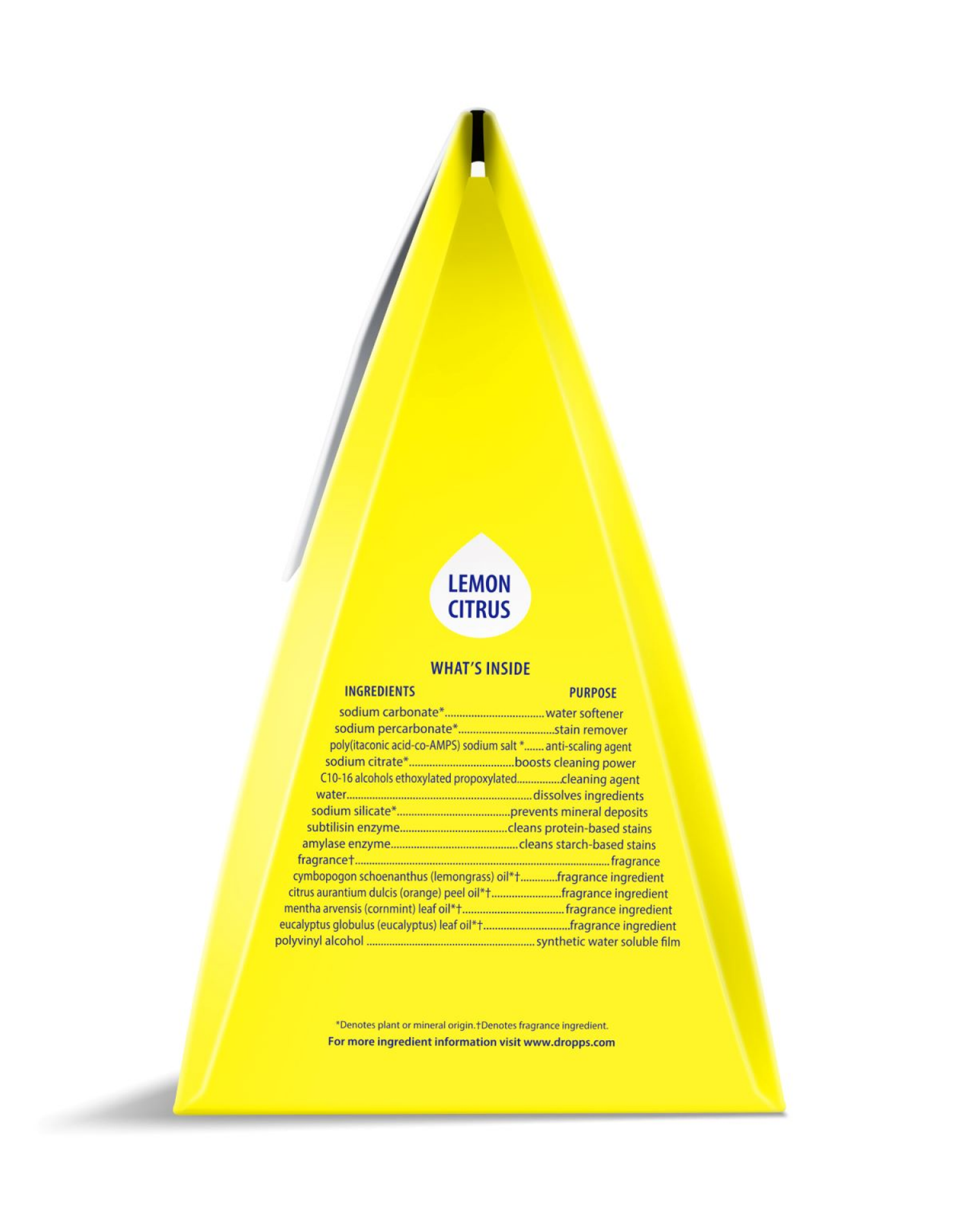 slide 3 of 5, Dropps, Ultrawash Dishwasher Pods, Lemon Citrus, 48 ct