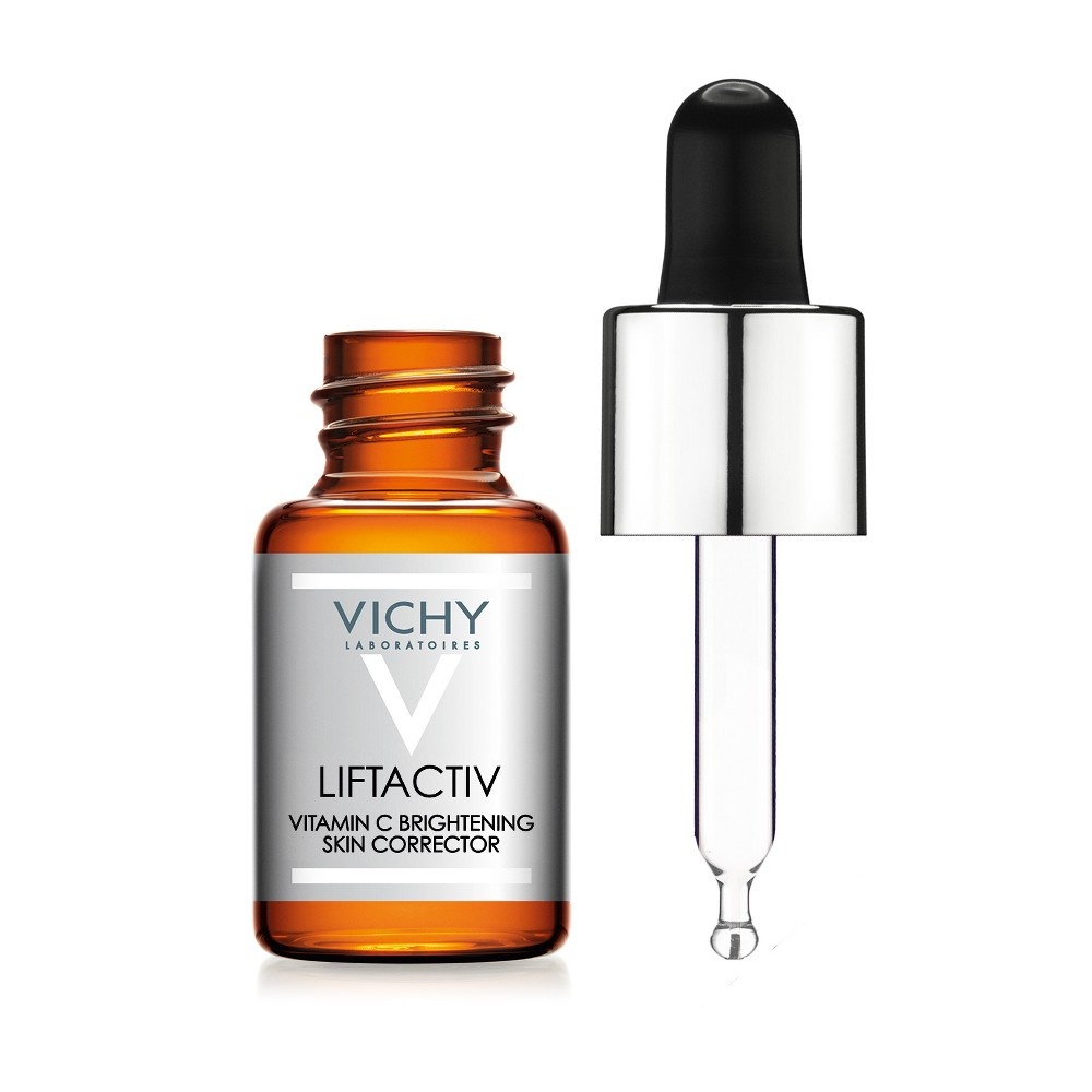 slide 5 of 10, Vichy LiftActiv Vitamin C Serum, Brightening Skin Corrector with 15% Pure Vitamin C and Hyaluronic Acid - 0.34 fl oz​​, 0.34 fl oz