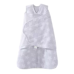 HALO Innovations Sleepsack Micro-Fleece Swaddle Wrap - Gray Stars