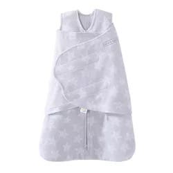 HALO Innovations Sleepsack Micro-Fleece Swaddle Wrap - Gray Stars